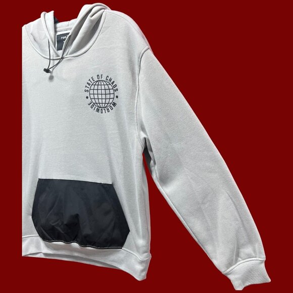 Rue 21 - Men's Long Sleeve Hooded Sweatshirt - Gray - Small - Picture 14 of 14